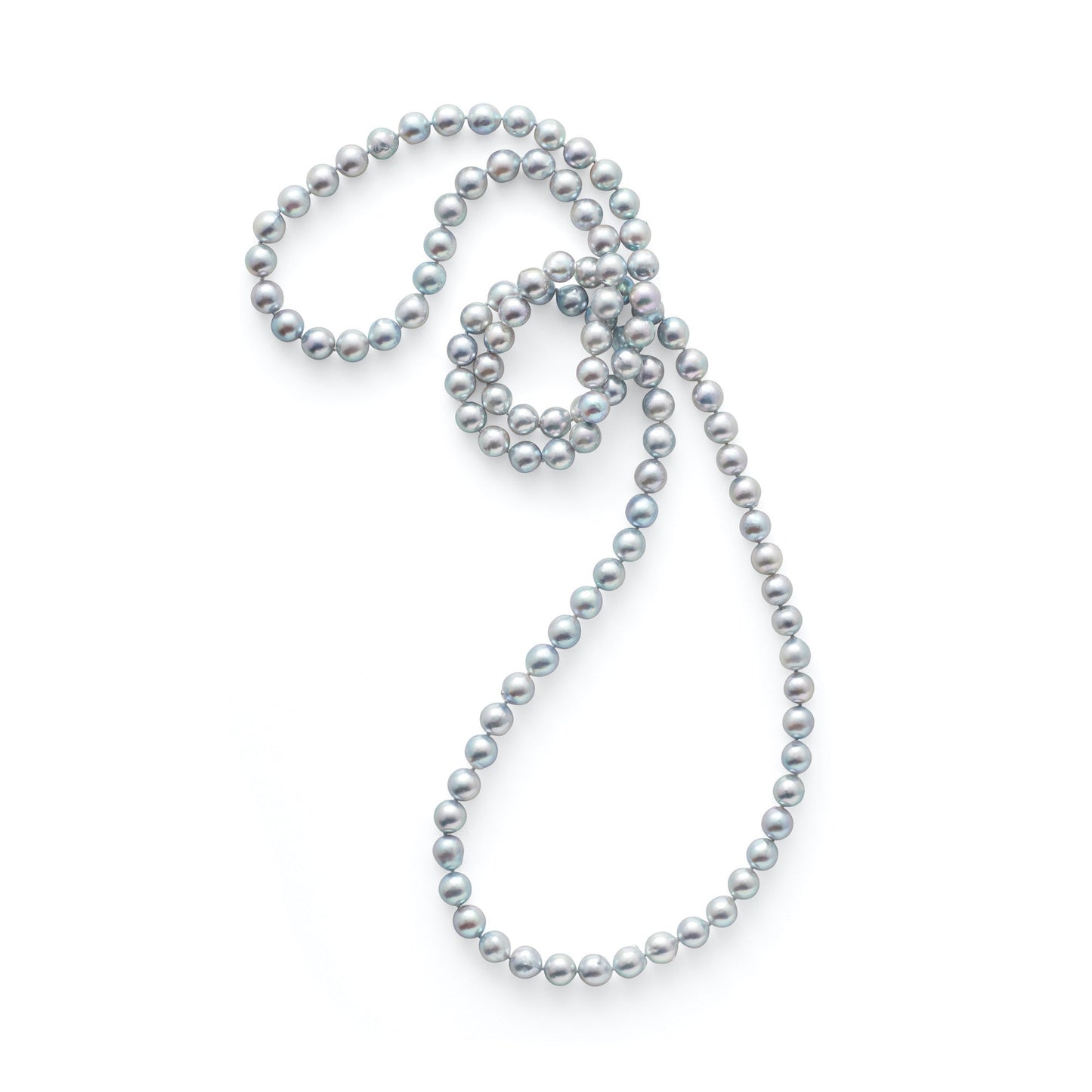 Gump's Signature Baroque Blue Akoya Pearl Rope Necklace