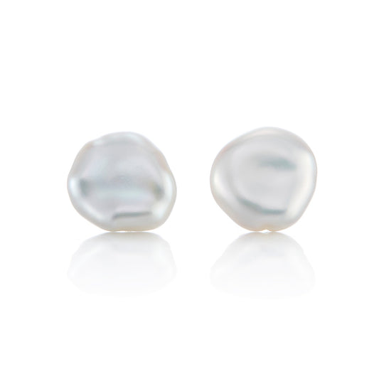 9mm Keshi Pearl Earrings