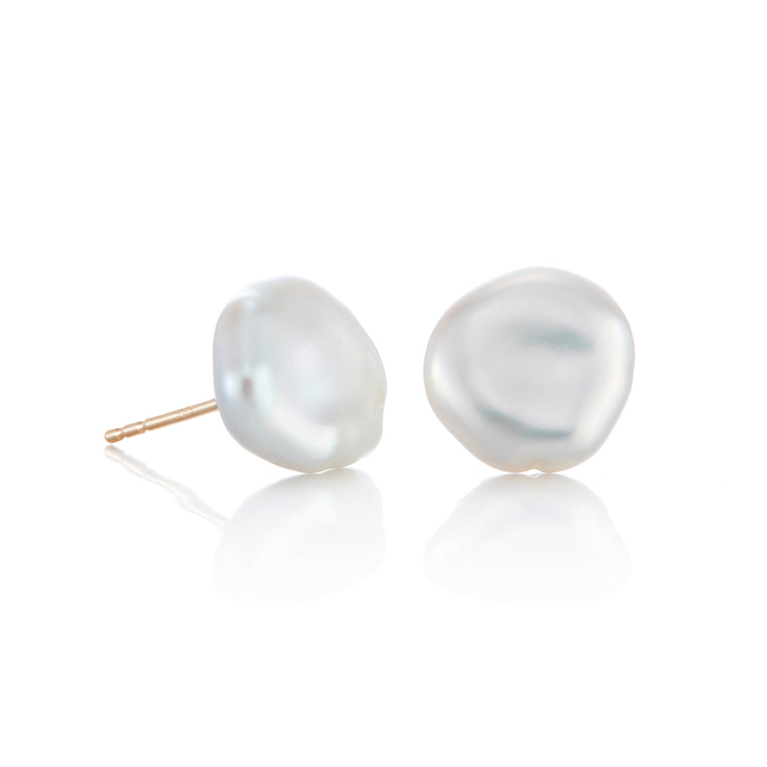 Gump's Signature 9mm Keshi Pearl Earrings