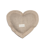 Lavender Heart Sachet, Natural Linen