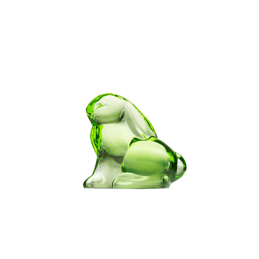 Moser Green Crystal Bunny