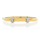 Diamond Duo Station Bangle
