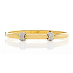 Diamond Duo Station Bangle