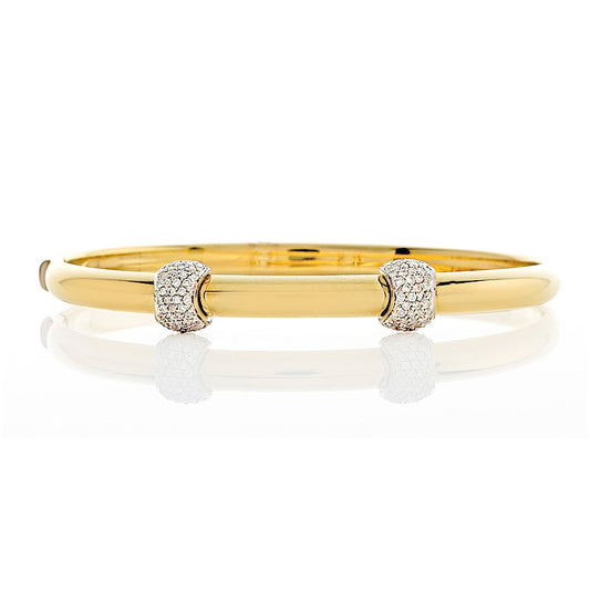 Diamond Duo Station Bangle