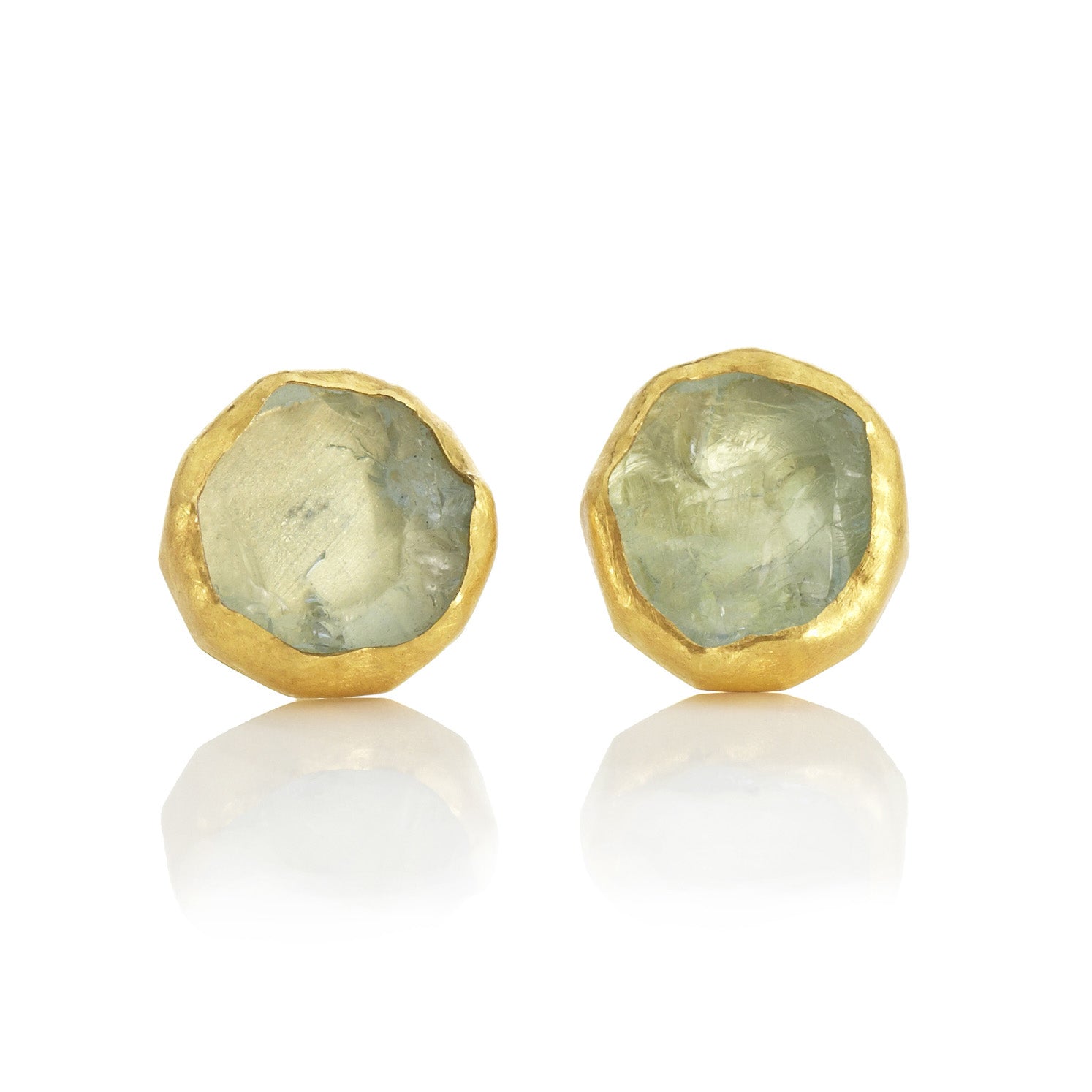 Petra Class Studio Petite Aquamarine Crystal Earrings