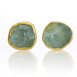 Petra Class Studio Large Aquamarine Crystal Earrings