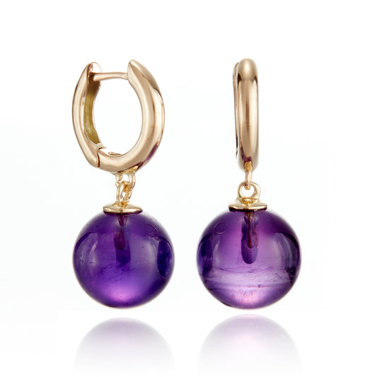 Soho Earrings in Amethyst