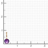 Soho Earrings in Amethyst