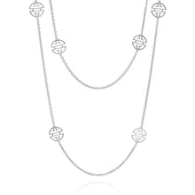 Gump's Signature Silver Six-Station Shou Necklace