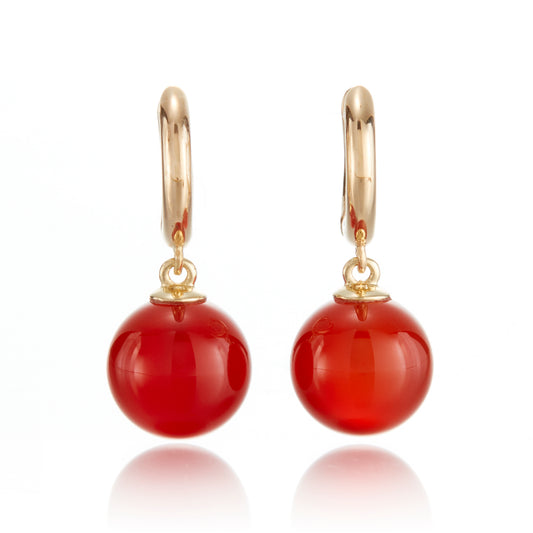 Gump's Signature Soho Earrings in Carnelian