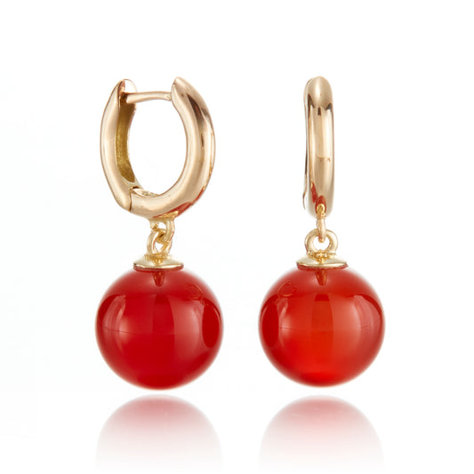 Soho Earrings in Carnelian