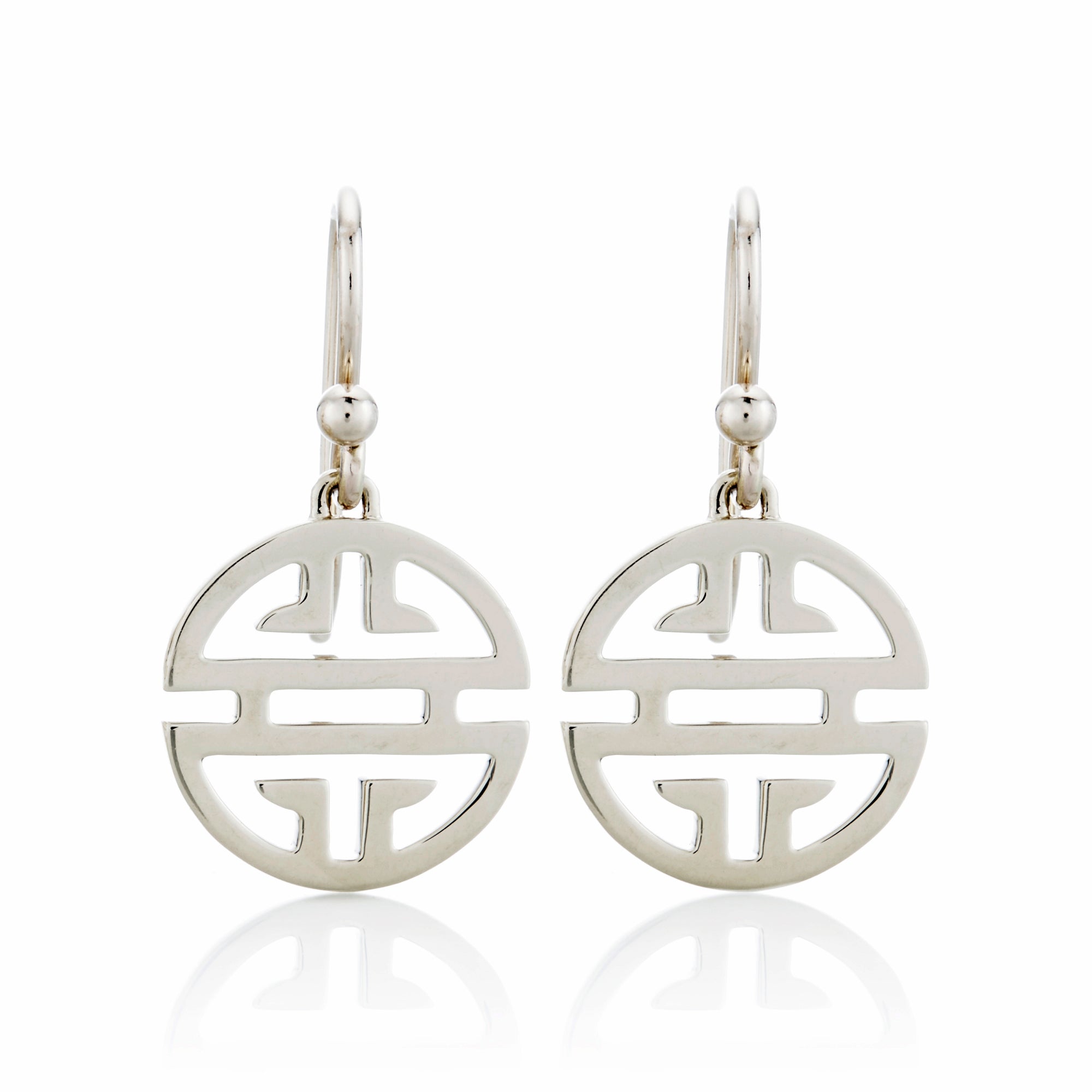 Gump's Signature Silver Shou Drop Earrings