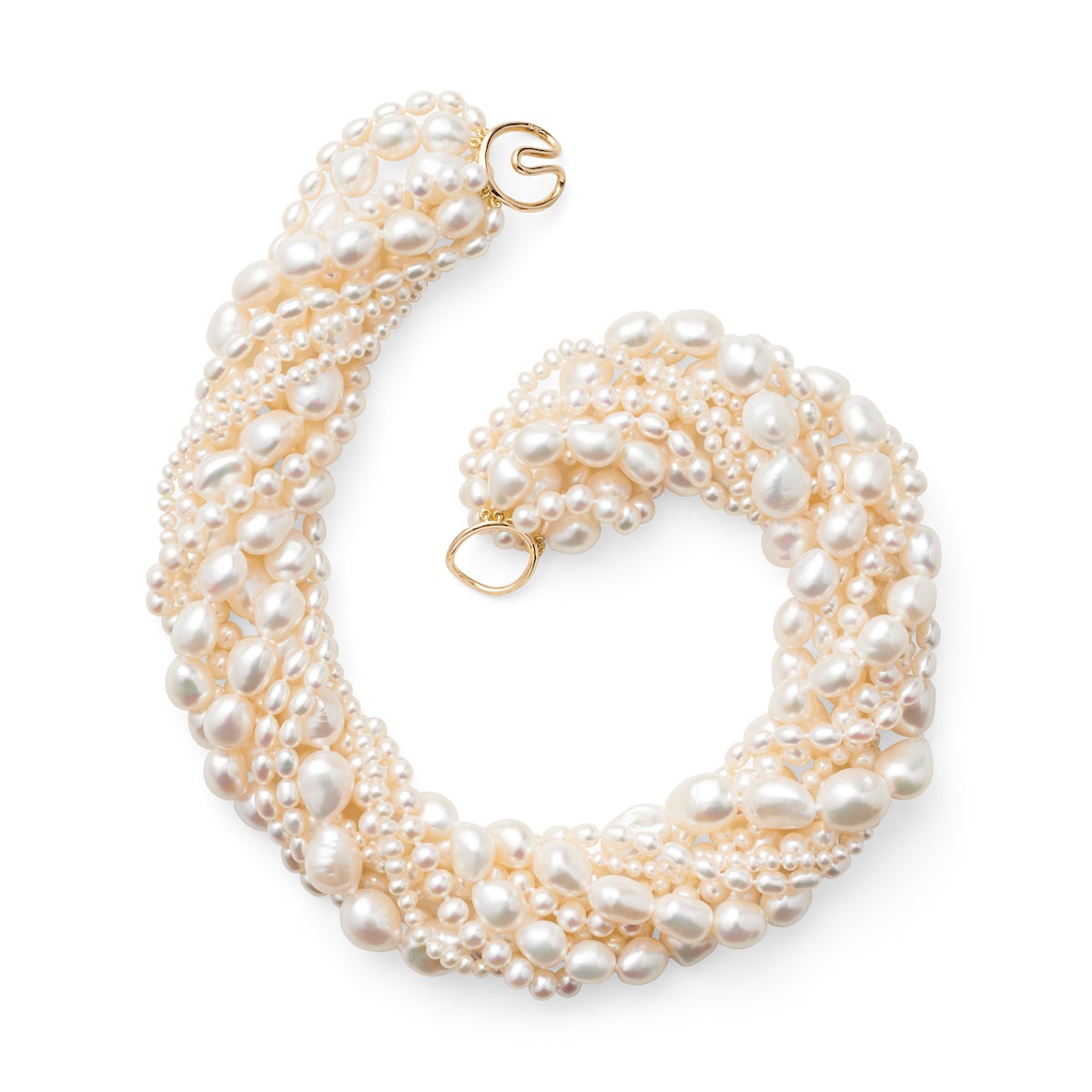 Eight-Strand Baroque Pearl Necklace