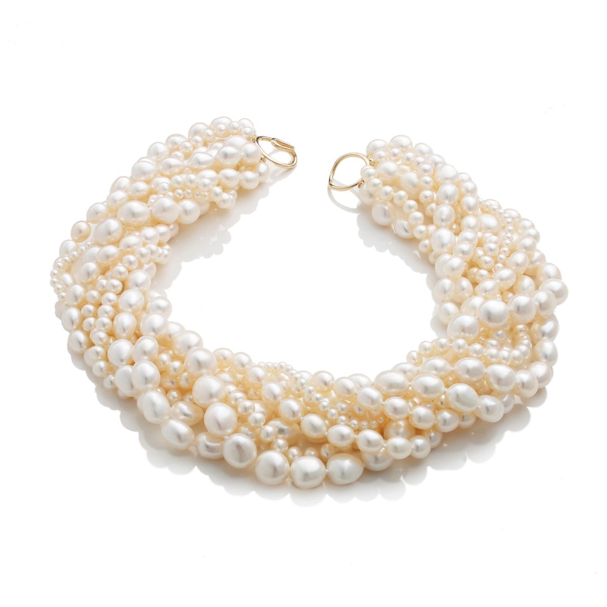 Eight-Strand Baroque Pearl Necklace