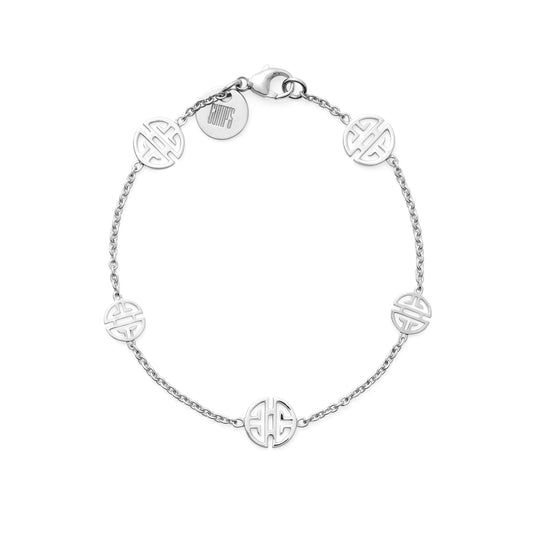 Petite Silver Shou Station Bracelet