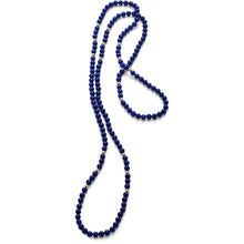 Gump's Signature Lapis & Gold Rope Necklace