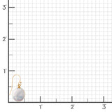 9mm Baroque Pearl Drop Earrings