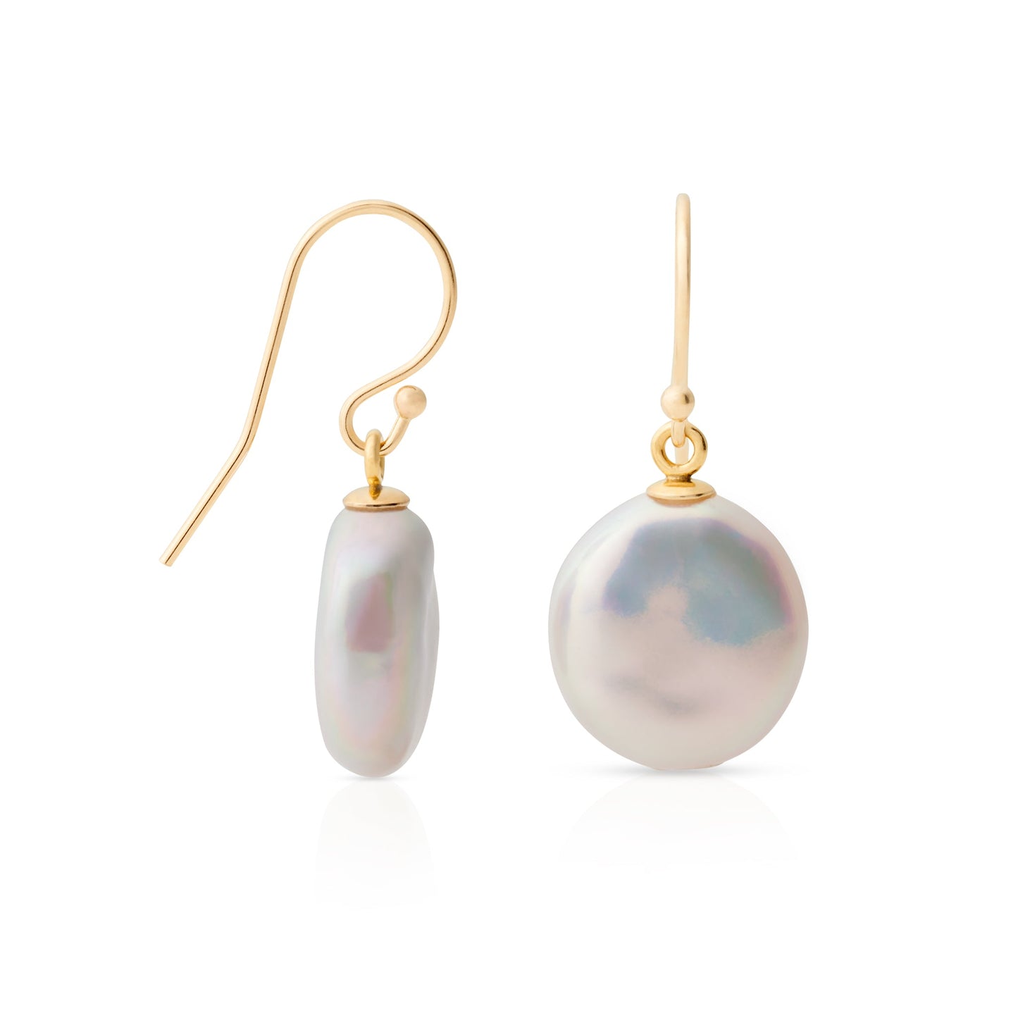 9mm Baroque Pearl Drop Earrings