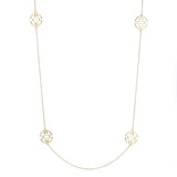 Gump's Signature Long Six-Station Gold Shou Necklace
