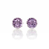 Gump's Signature Dottie Earrings in Amethyst