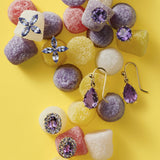 Dottie Earrings in Amethyst