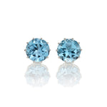 Gump's Signature Dottie Earrings in Swiss Blue Topaz