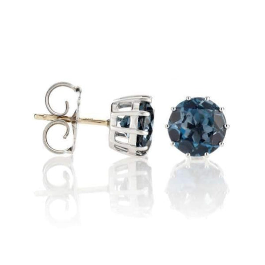 Dottie Earrings in London Blue Topaz