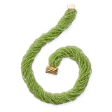 Peridot 20-Strand Twist Necklace