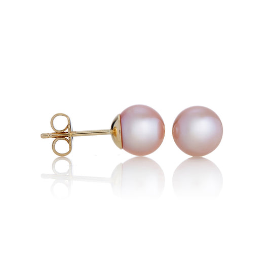 Gump's Signature Child's 5mm Pink Pearl Earrings