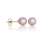 Gump's Signature Child's 5mm Pink Pearl Earrings