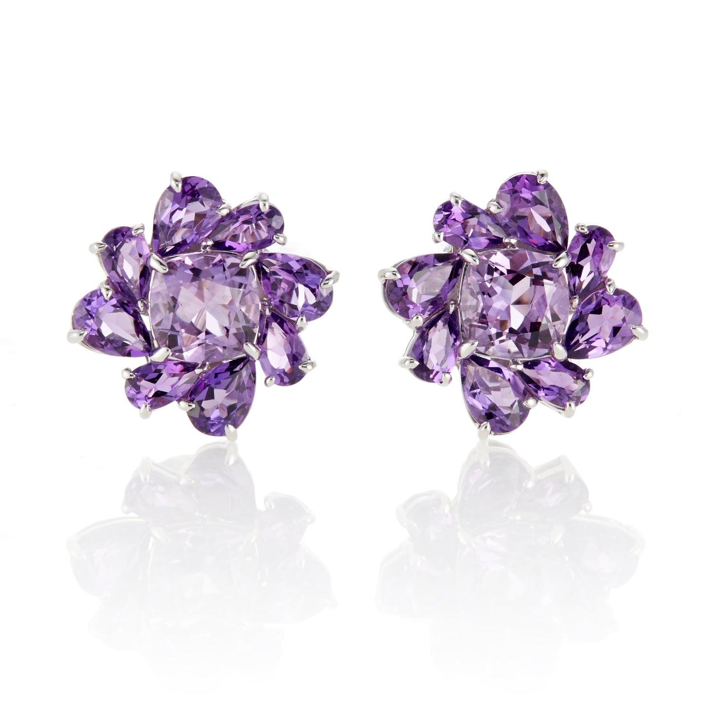 Gump's Signature Amethyst Flower Earrings