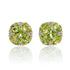 Gump's Signature Peridot and Diamond Quadrille Stud Earrings