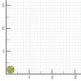 Quadrille Stud Earrings in Peridot & Diamonds