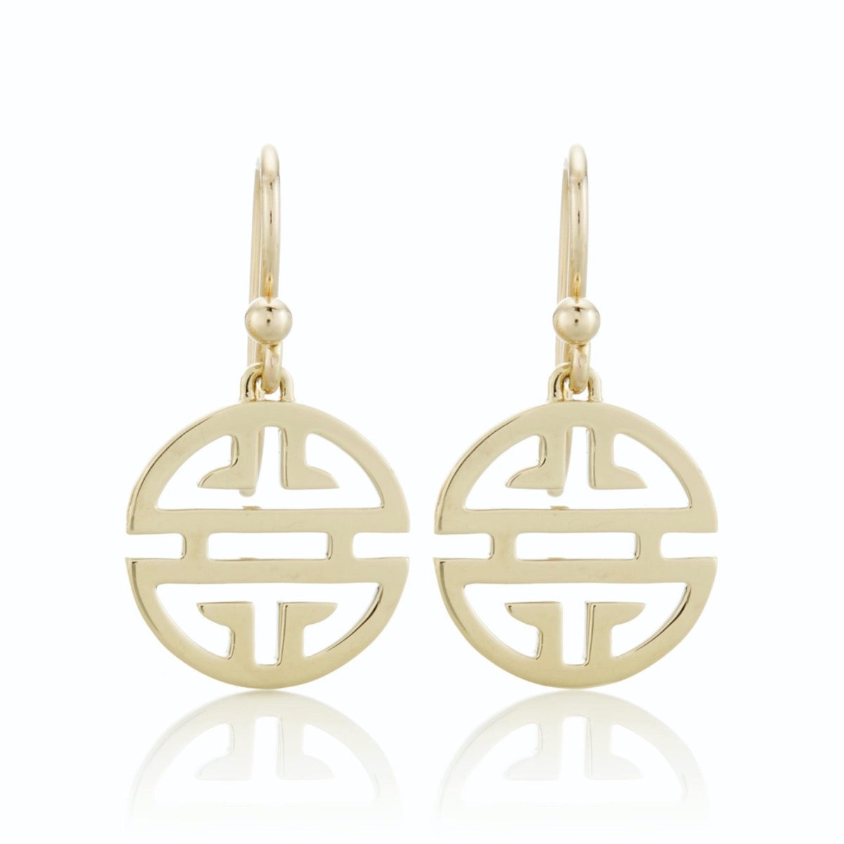 Gump's Signature Gold Shou Drop Earrings