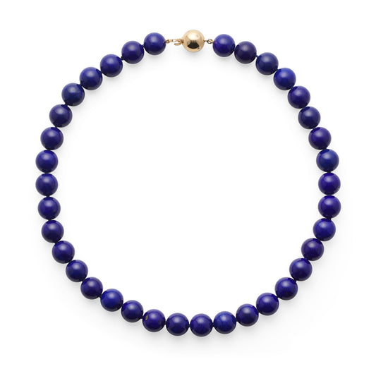 12mm Lapis Necklace