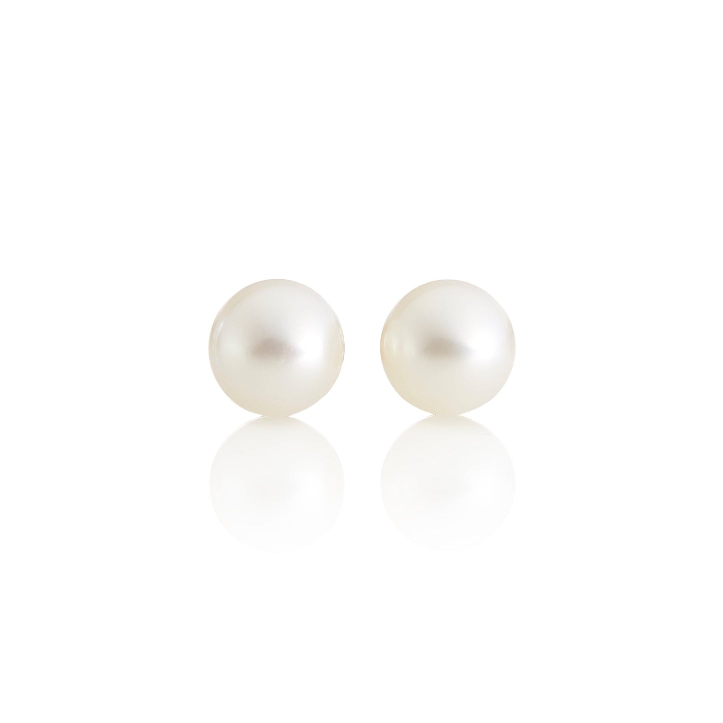 5mm White Pearl Earrings