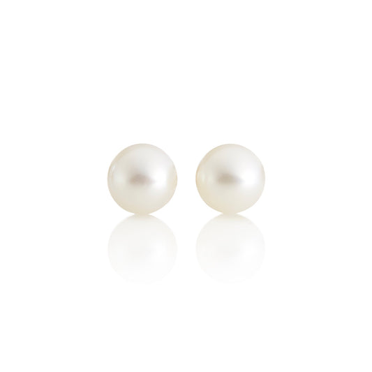 5mm White Pearl Earrings