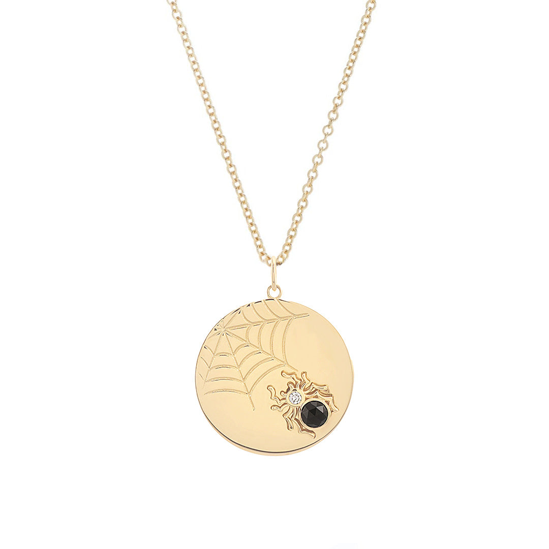 Gump's Signature Spider Web Pendant Necklace