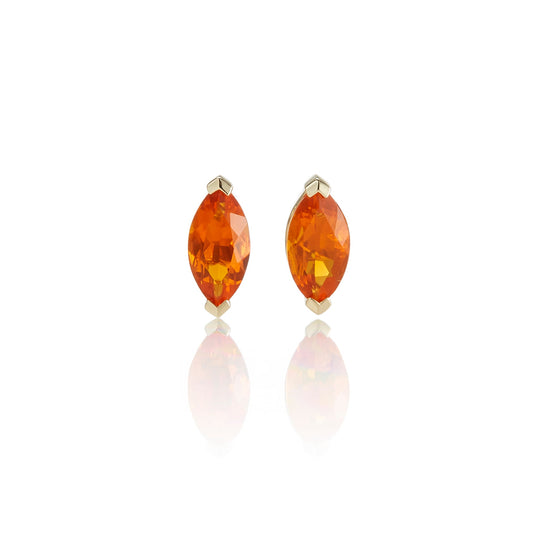 Gump's Signature Fire Opal Marquis Stud Earrings