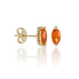 Antoinette Earrings in Fire Opals