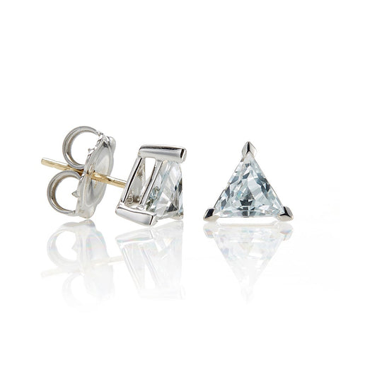 Bermuda Earrings in White Topaz