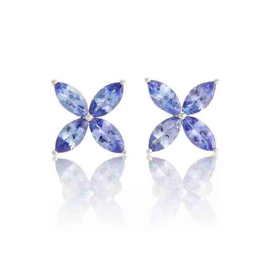 Gump's Signature Stella Earrings in Tanzanite