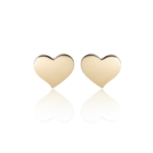 Gump's Signature Gold Heart Earrings
