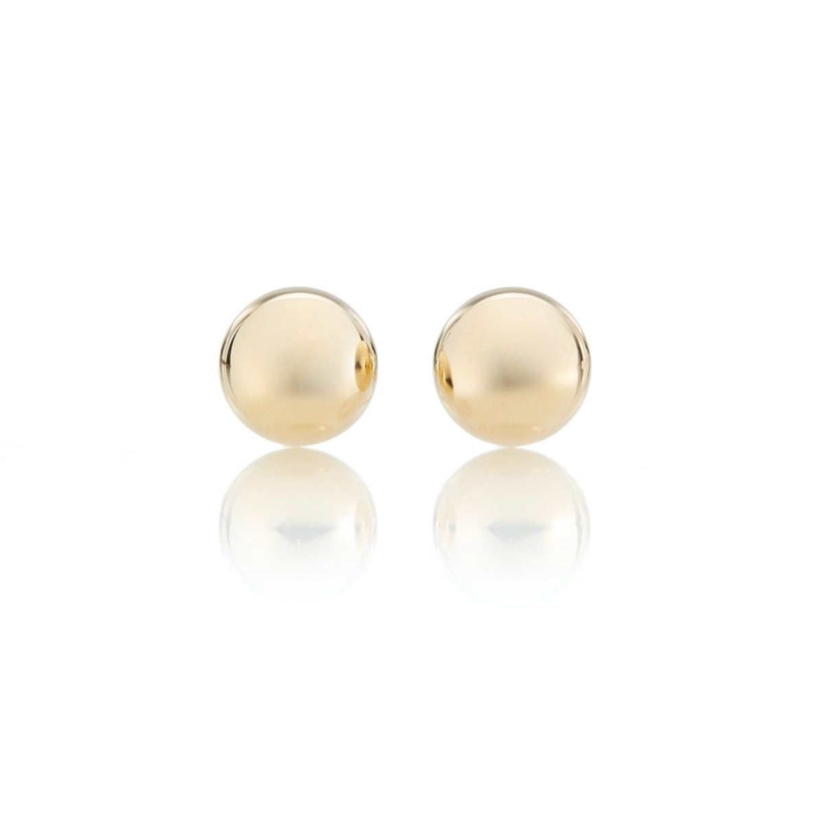 6mm Gold Ball Earrings