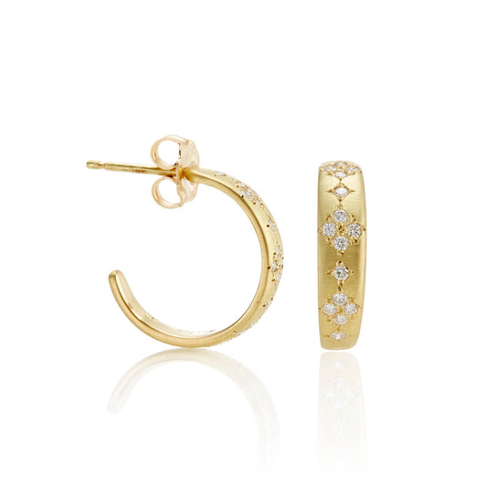 Memories Diamond Hoop Earrings