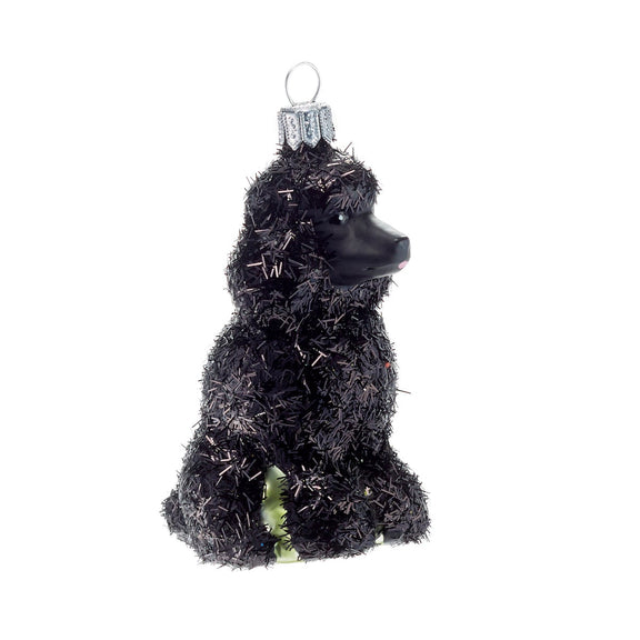 Black Poodle Ornament