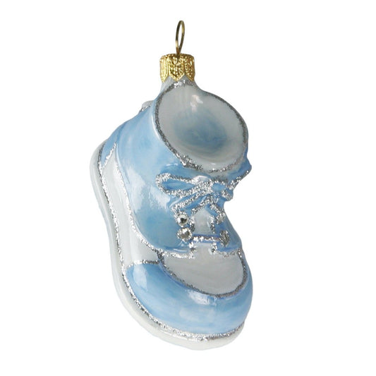 Baby Bootie Blue Ornament