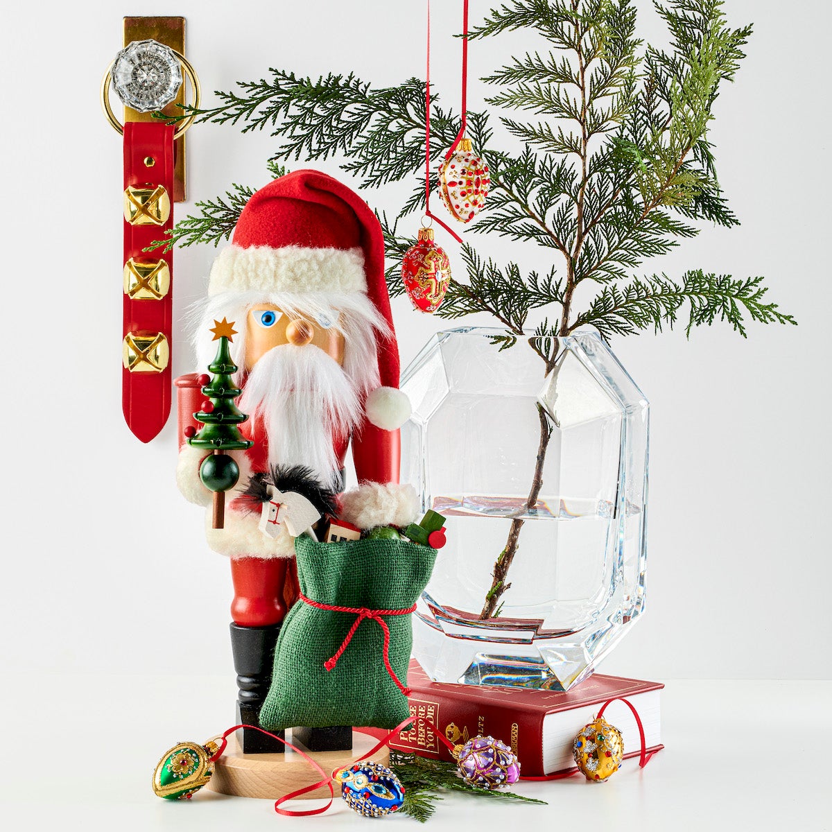 Santa with Gift Sack Nutcracker