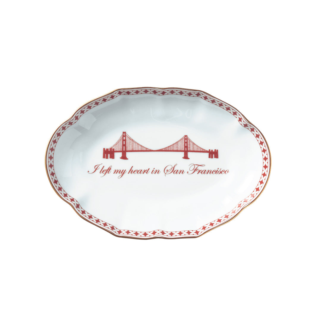 Gump's x Mottahedeh 'I Left My Heart in San Francisco' Tray