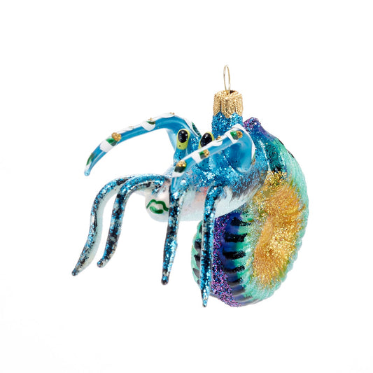 Blue & Purple Shrimp Ornament